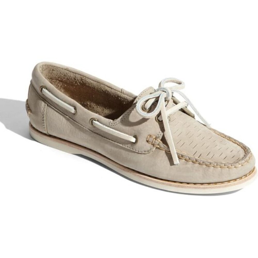 Frye Quincy boat leather shoes size 9 M